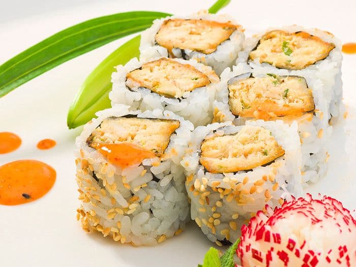 (UB) White Tuna Tempura Roll (8)