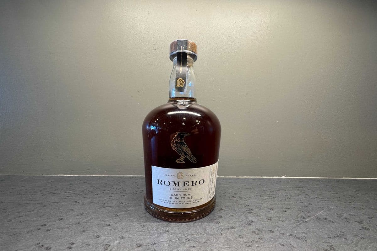 Romero Distilling Co. Dark Rum Bottle (1 x 750 ml)