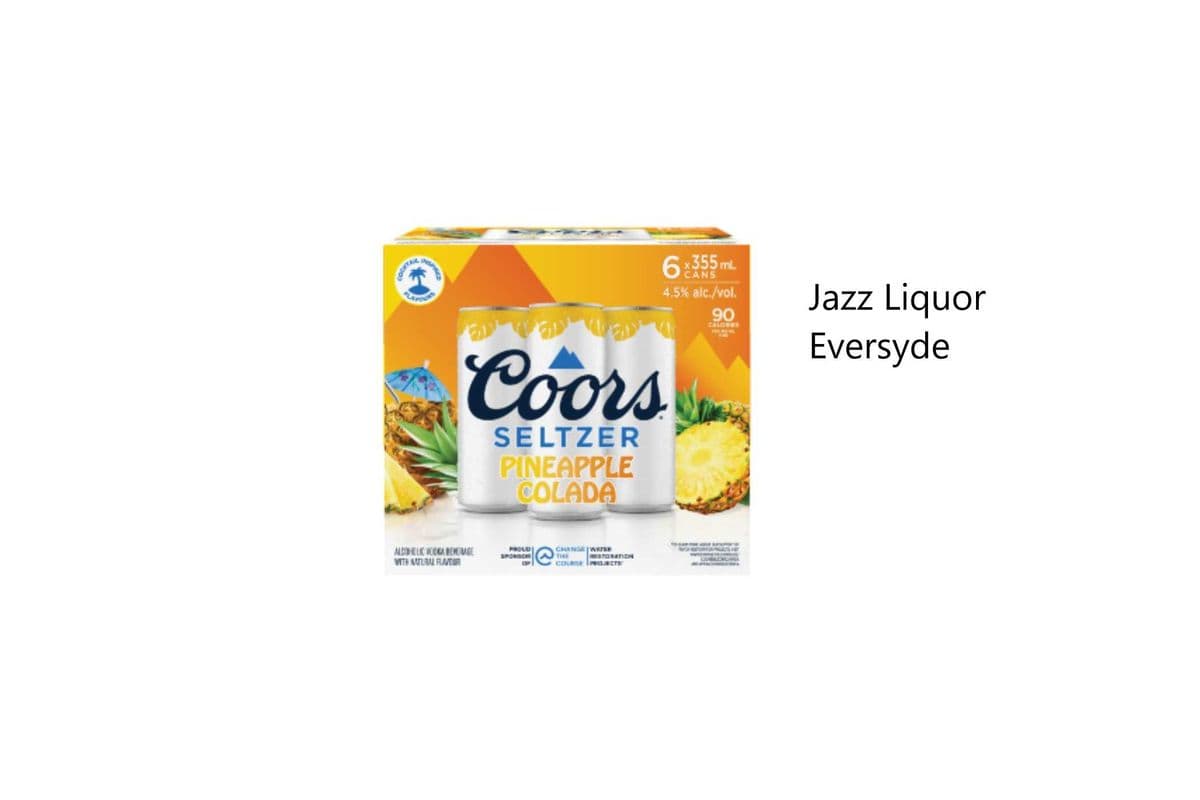 COORS SELTZER PINEAPPLE COLADA CANS (1 x 6x355ML)