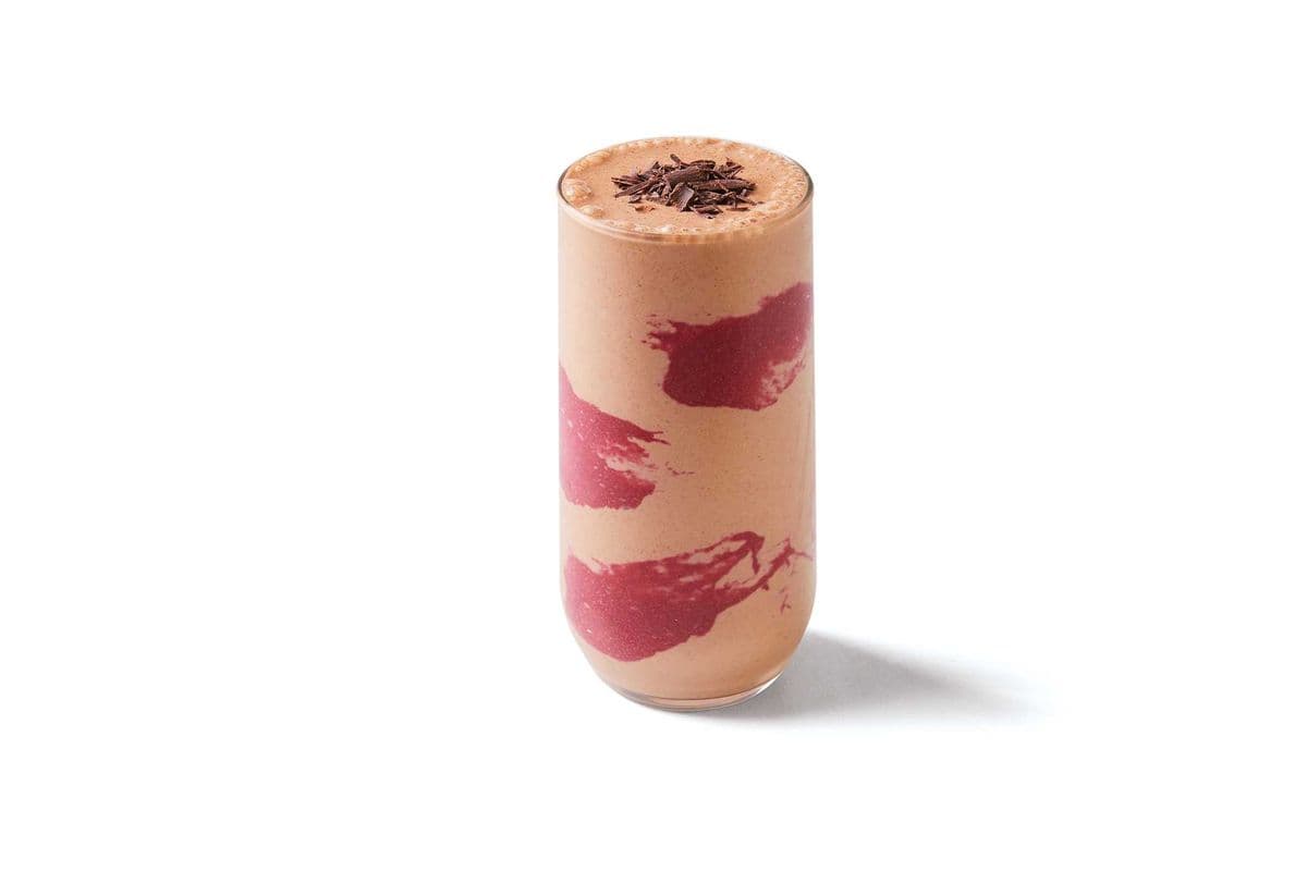 Chocolate & Raspberry Smoothie Shake