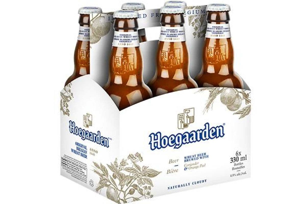 Hoegaarden (6 Pack Bottles) (6 x 330 ml Bottles)