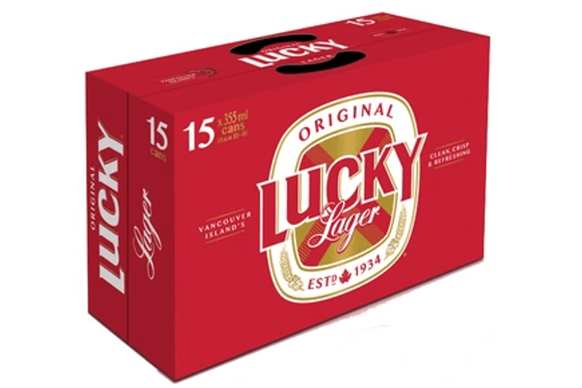 Lucky Lager 355ml 15pk Can