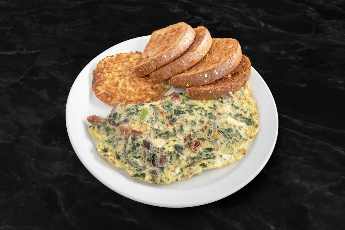 Mediterranean Vegetarian Omelette