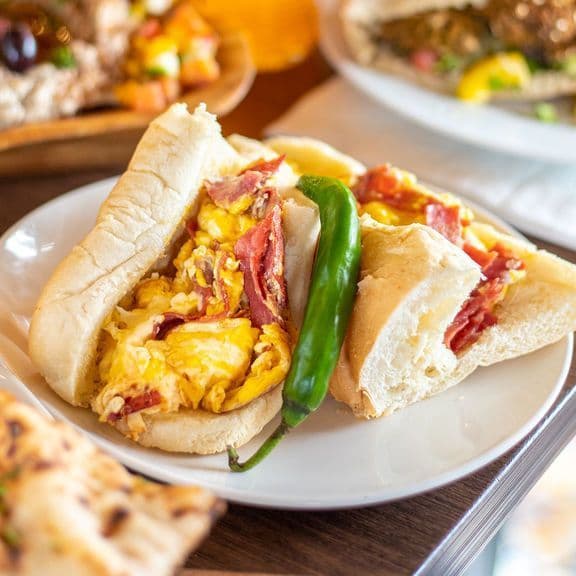 Eggs & Basterma Sandwich