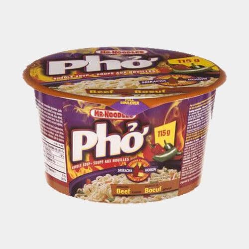 Mr. Noodles Soupe aux nouilles bœuf épices Pho (115g) / Mr. Noodles Noodle Soup Hot Beef Pho (115g)