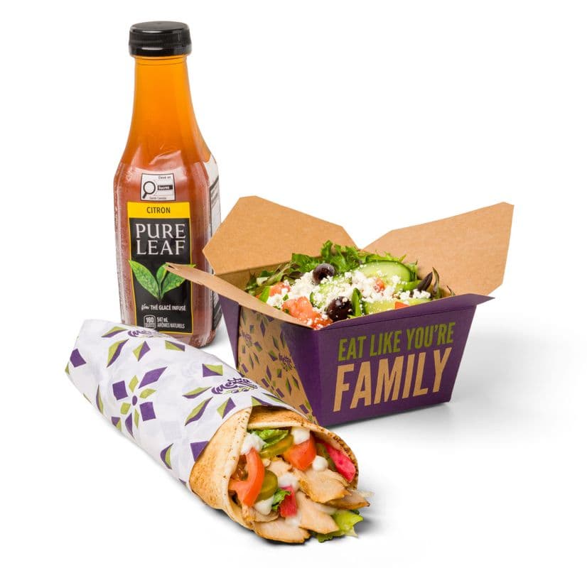 Shawarma Wrap Combo