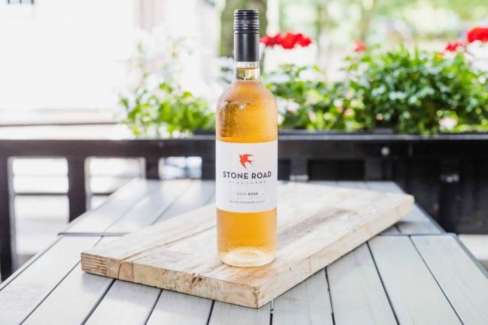 Stone Road Rosé, 750ml Bottle Rose Wine (11.6% ABV)