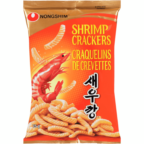 Nongshim Craquelins aux crevettes 75g / Nongshim Shrimp flavored crackers 75g