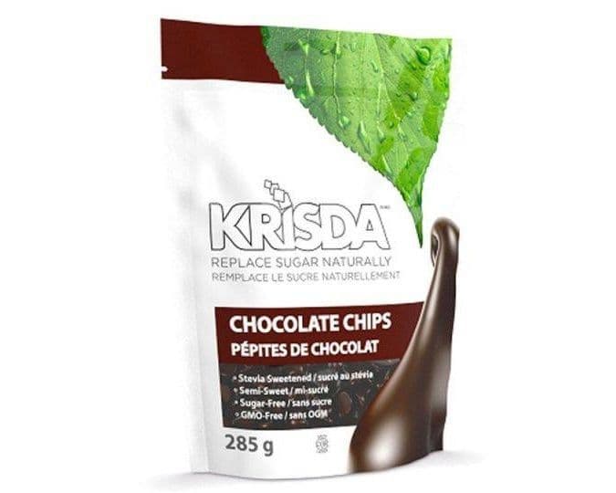KRISDA STEVIA SWEETENED CHOCOLATEY CHIPS (SUGAR FREE) 285G