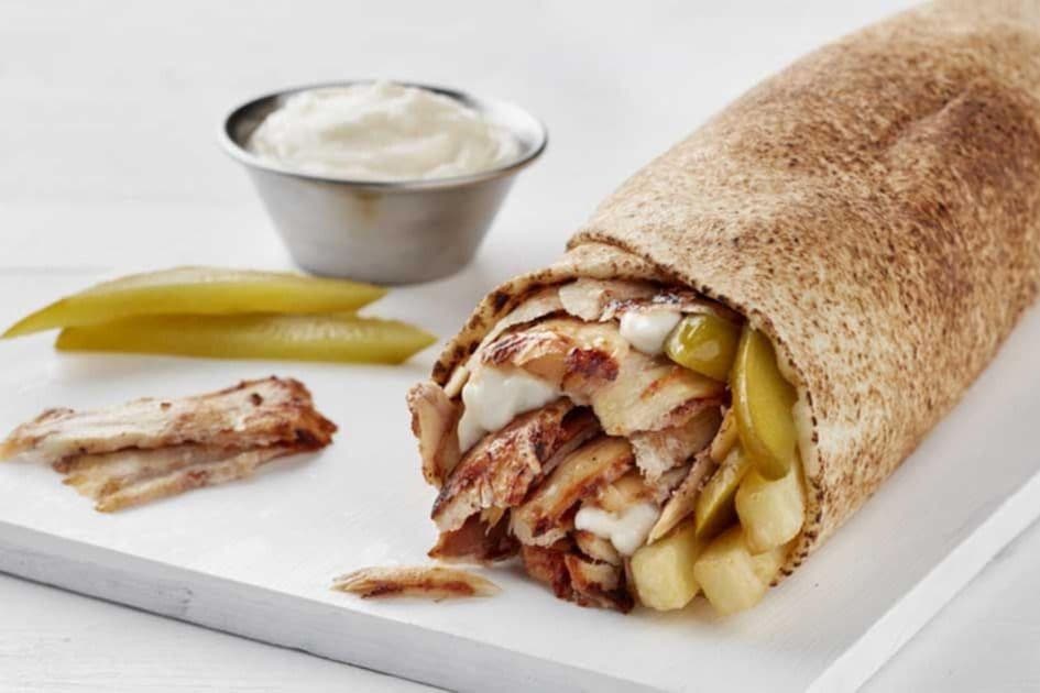 Chicken Shawarma on Pita Bread (Wrap) (Regular)