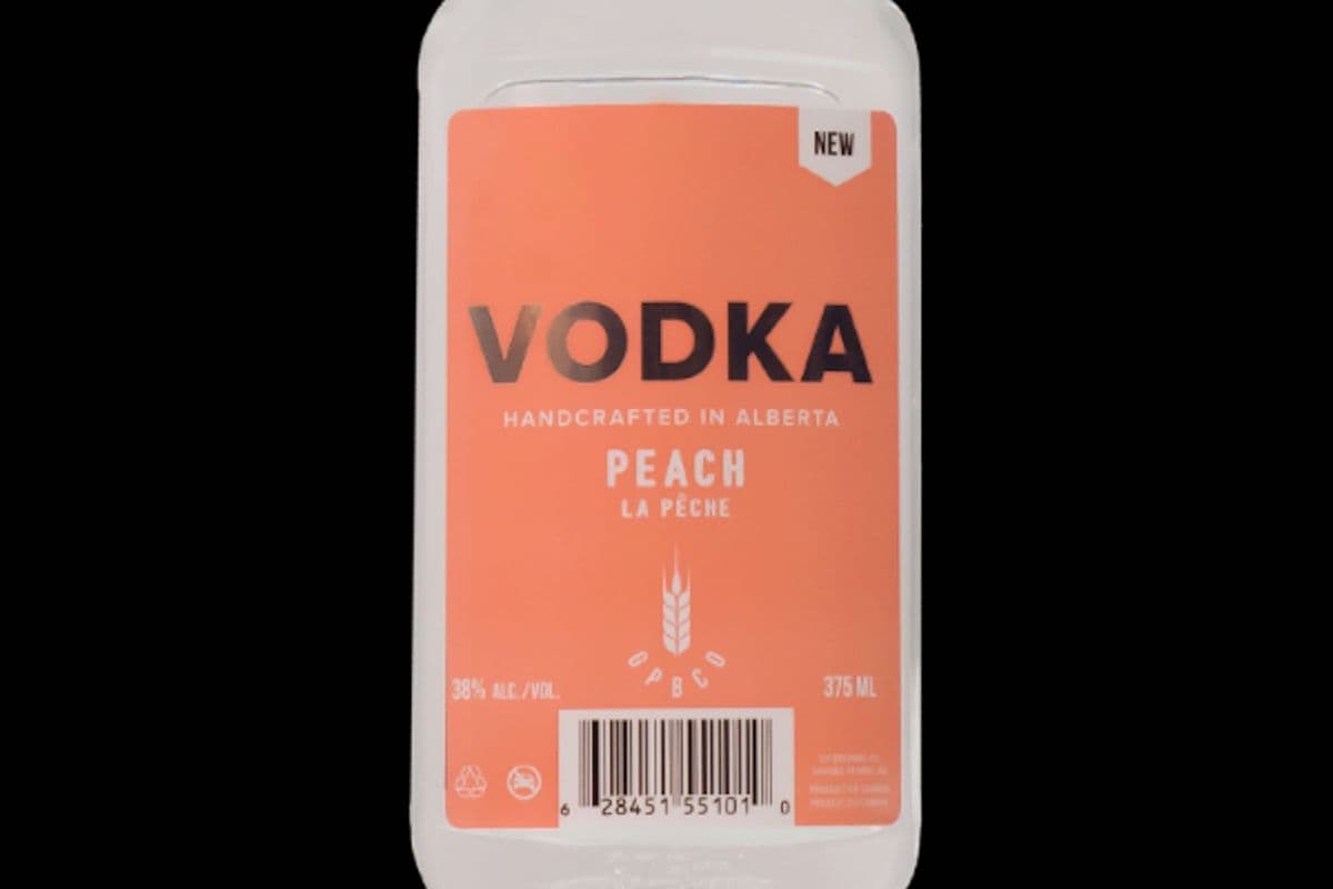 GP 375ML PEACH VODKA (1 x 375ML)