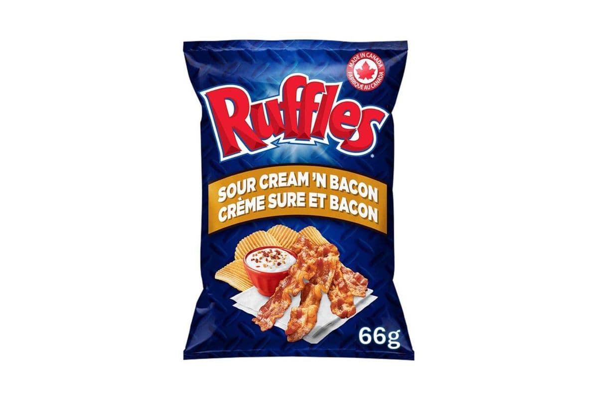 Ruffles - Sour Cream 'N Bacon (66g)