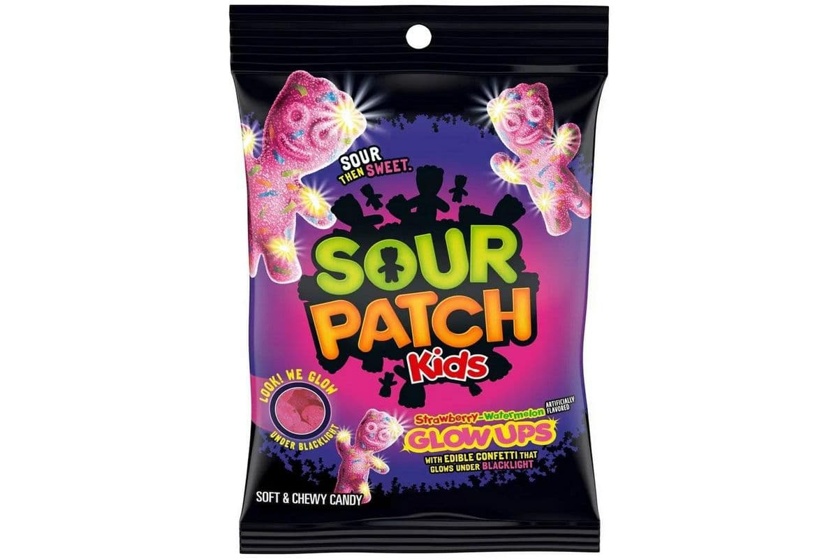 Sour Patch Kids Glow Ups Strawberry Watermelon Candy