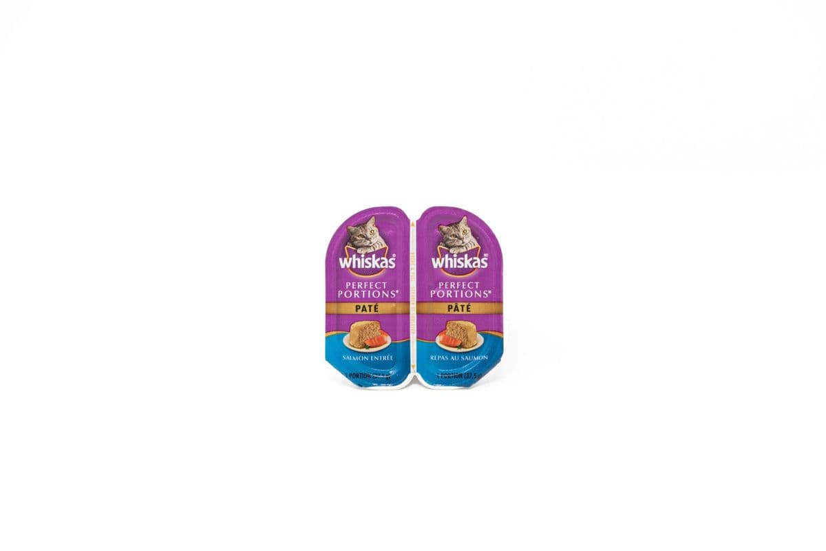 WHISKAS® Perfect Portions® Wet Cat Food Paté - Salmon - 75g (2 Pack)