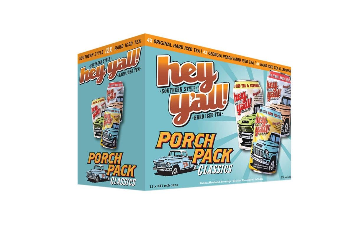Hey Y'all Porch Mixer Pack (12 Cans) (12 x 355ML)