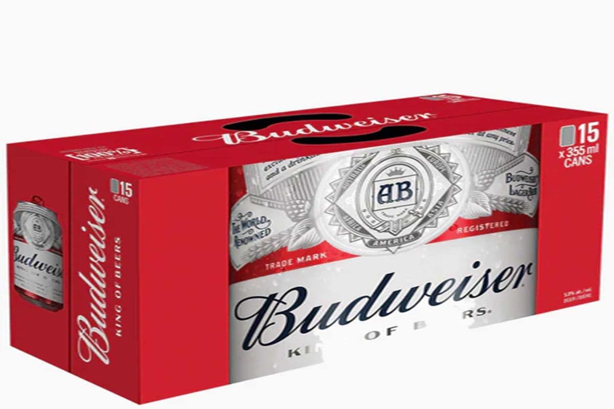 Budweiser 15 Can (15 x 355 ml)