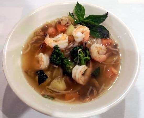 12. Tom yum soupe de nouilles / Tom Yom Noodle Soup / 冬阴功汤粉