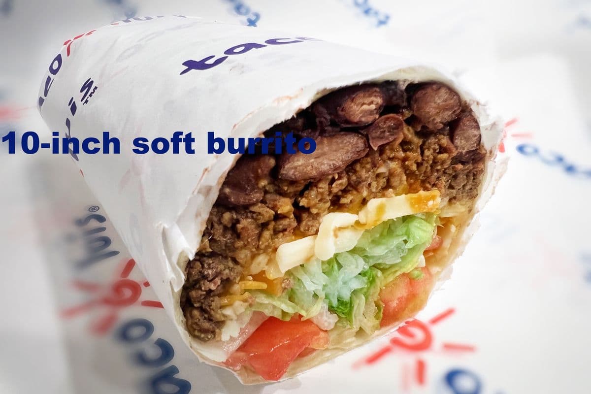 10-inch Chicken Burrito