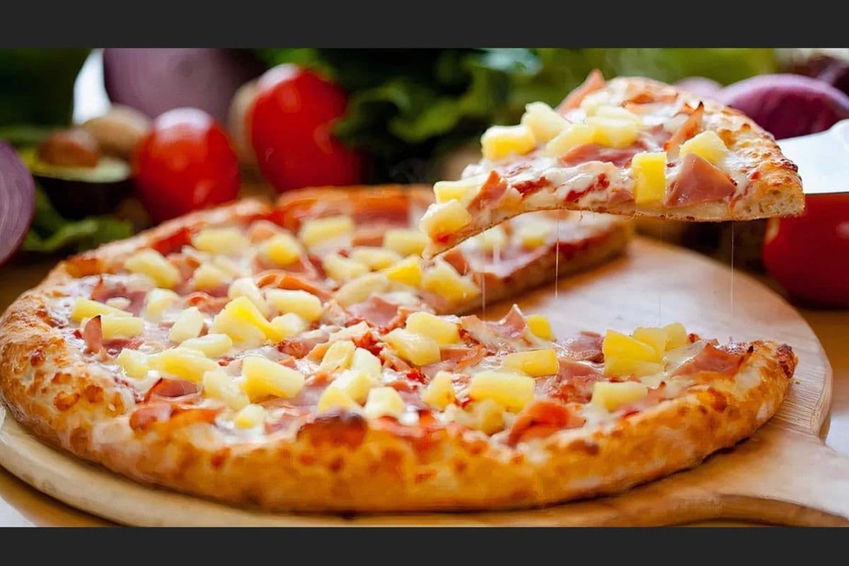 23. Medium Pineapple & Bacon Pizza