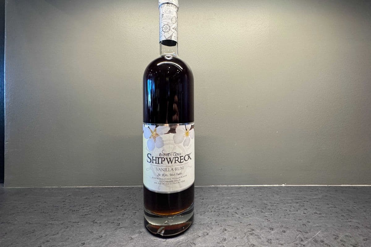 Brinley Gold Shipwreck Vanilla Rum 750ML Bottle (1 x 750ml)