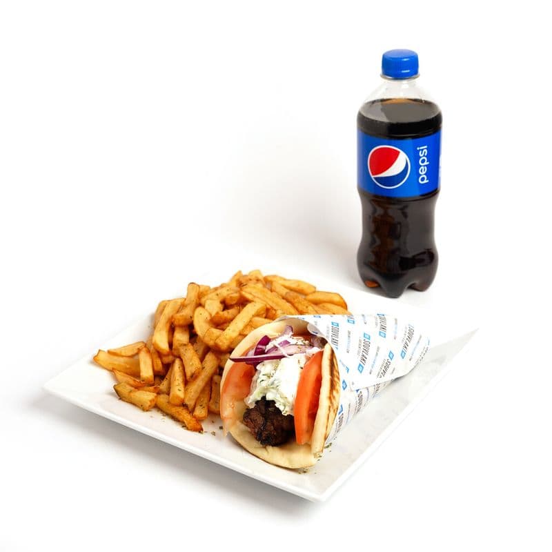 Trio pita souvlaki porc / Trio pita souvlaki porc