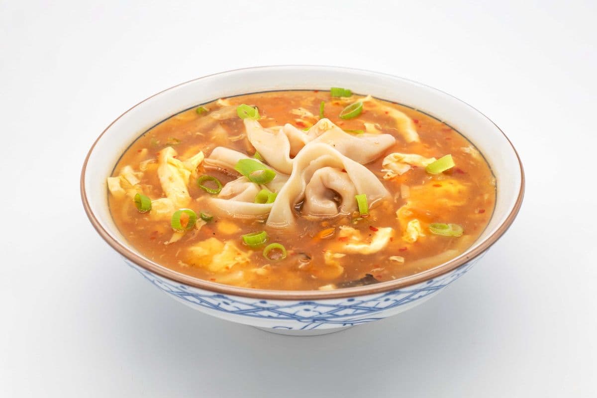 Hot-and-Sour Wonton Soup