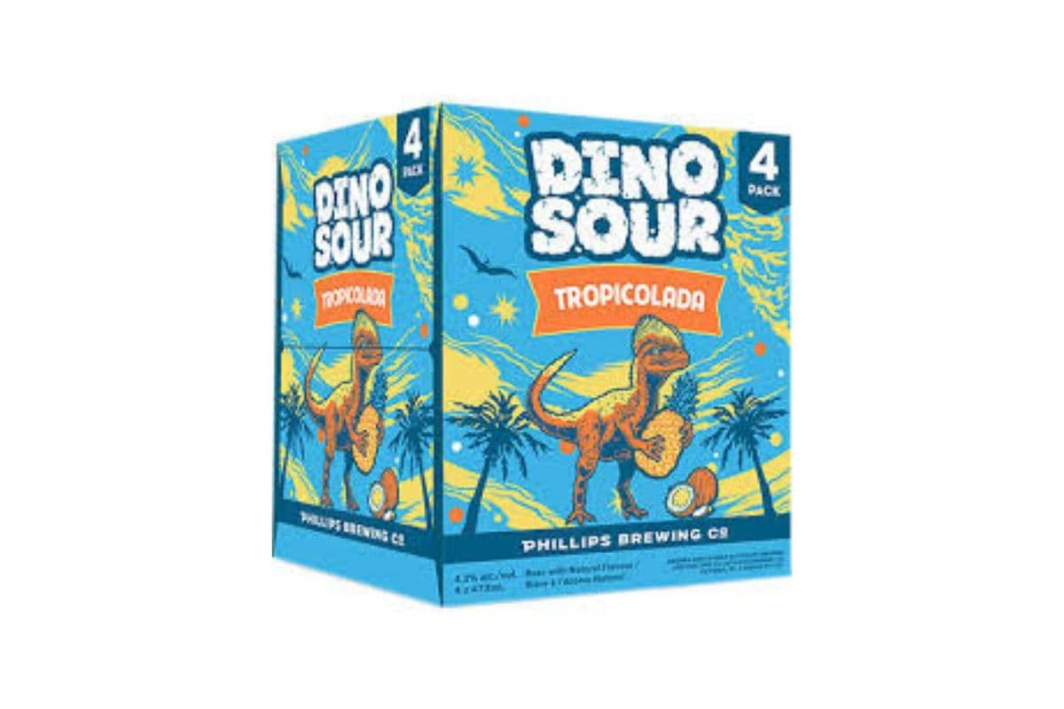 Phillips Dinosour Tropicolada (4 x 473ml Tall Can)