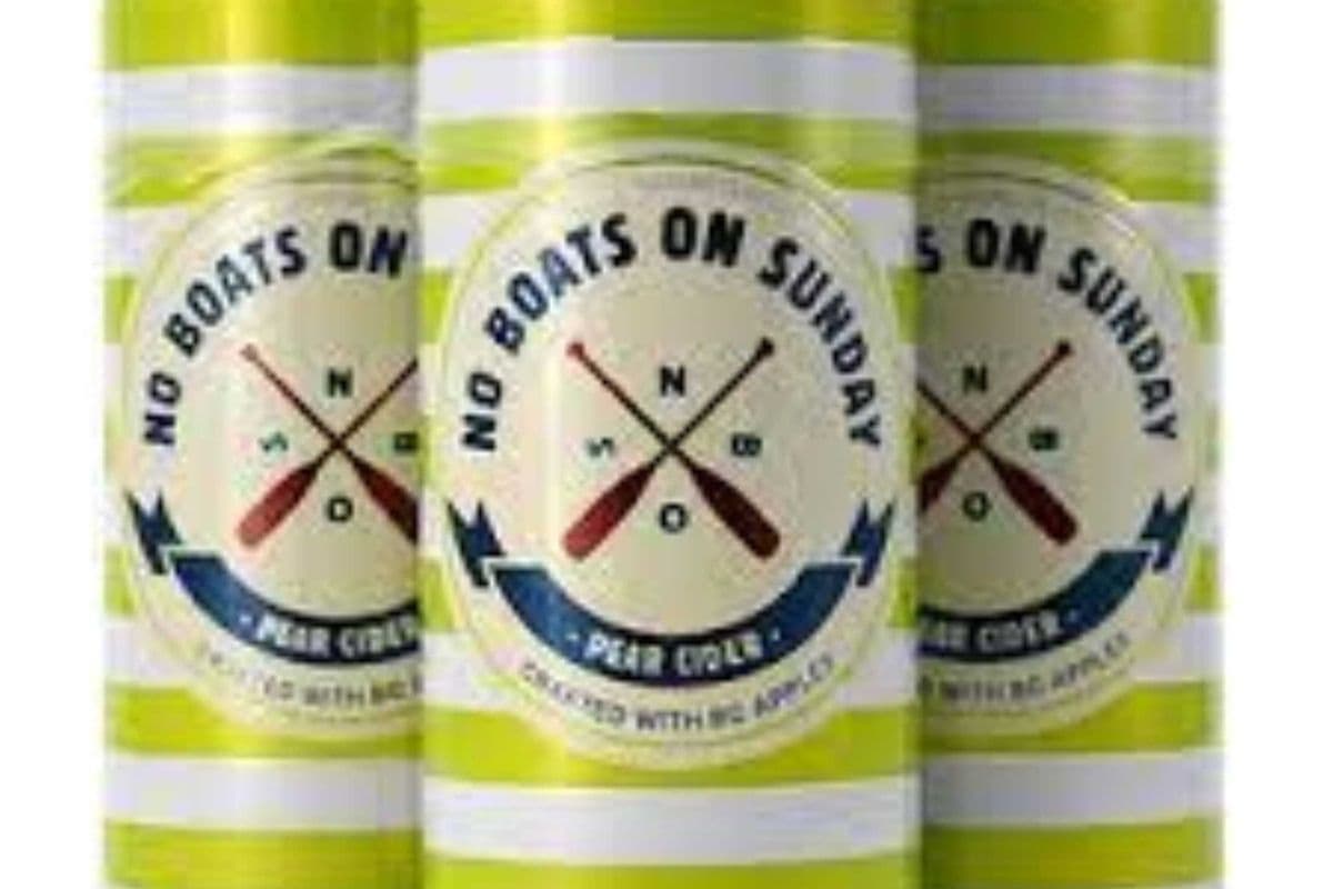 No Boats on Sunday Pear (4 x 473ml)
