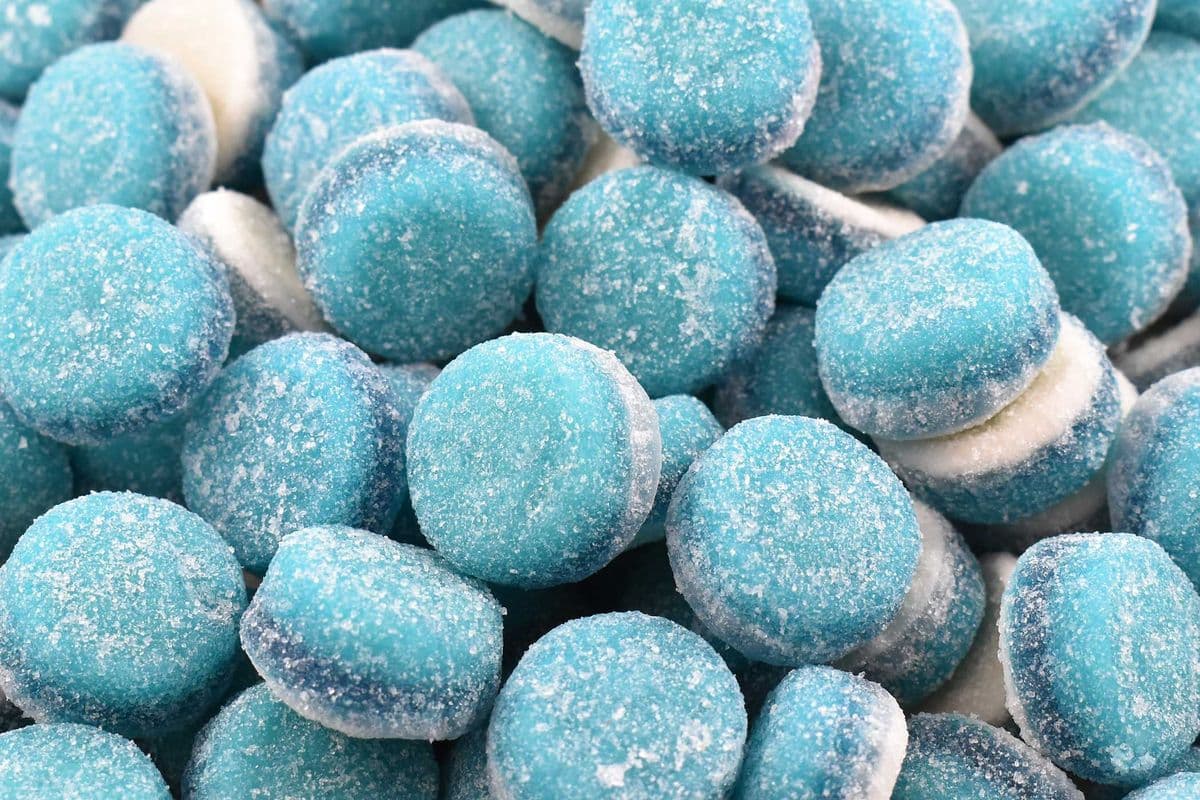 Bonbons Tartes Framboises bleue (150 g)