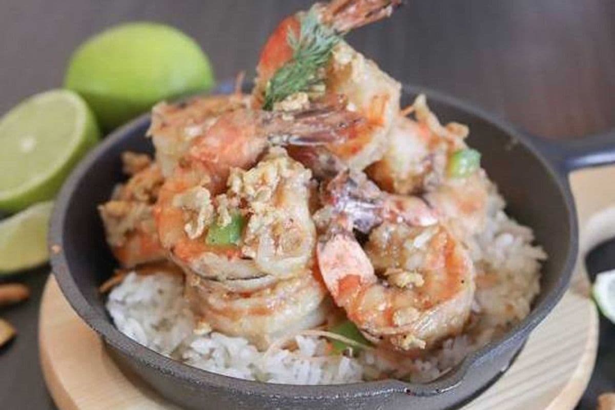 Shrimp in Lobster Sauce 龙虾煌