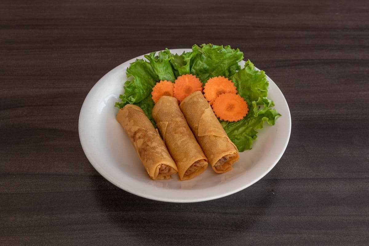 1. Thai Spring Rolls (3 pcs)