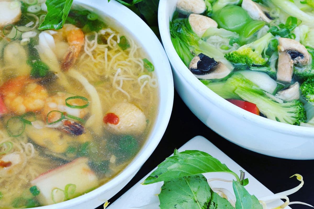 S15. Seafood Egg Noodle Soup