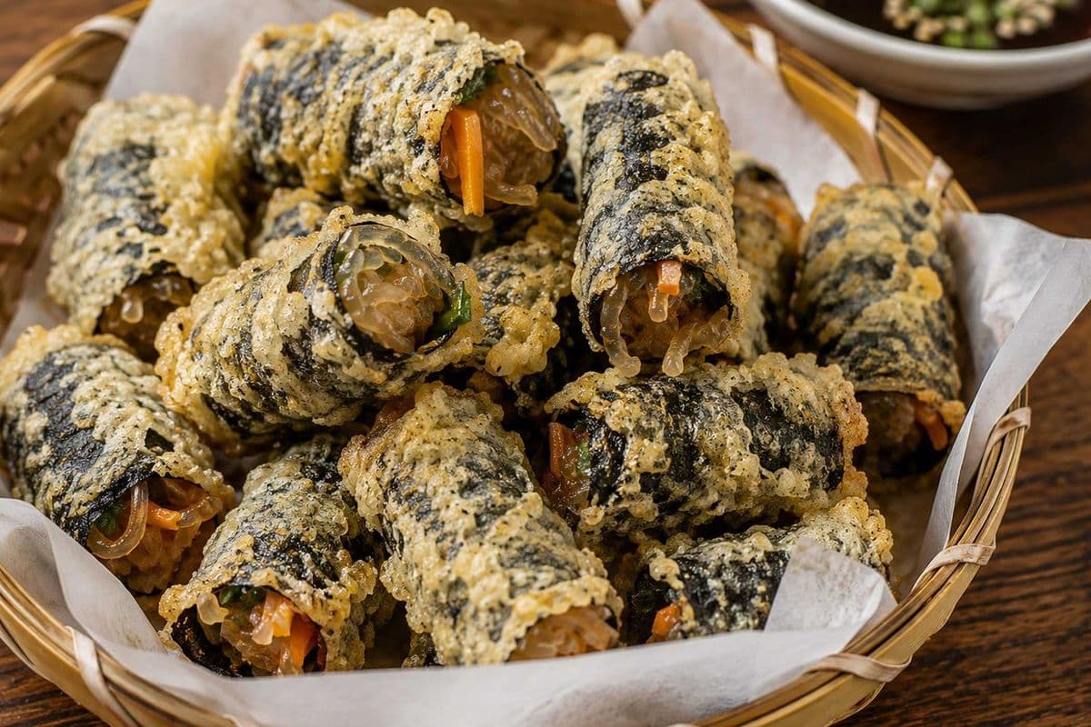 Seaweed Roll Tempura
