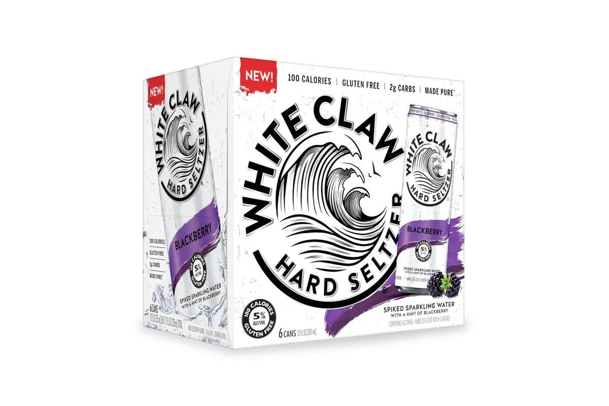 WHITE CLAW BLACKBERRY 6PK (6 x 355ML)