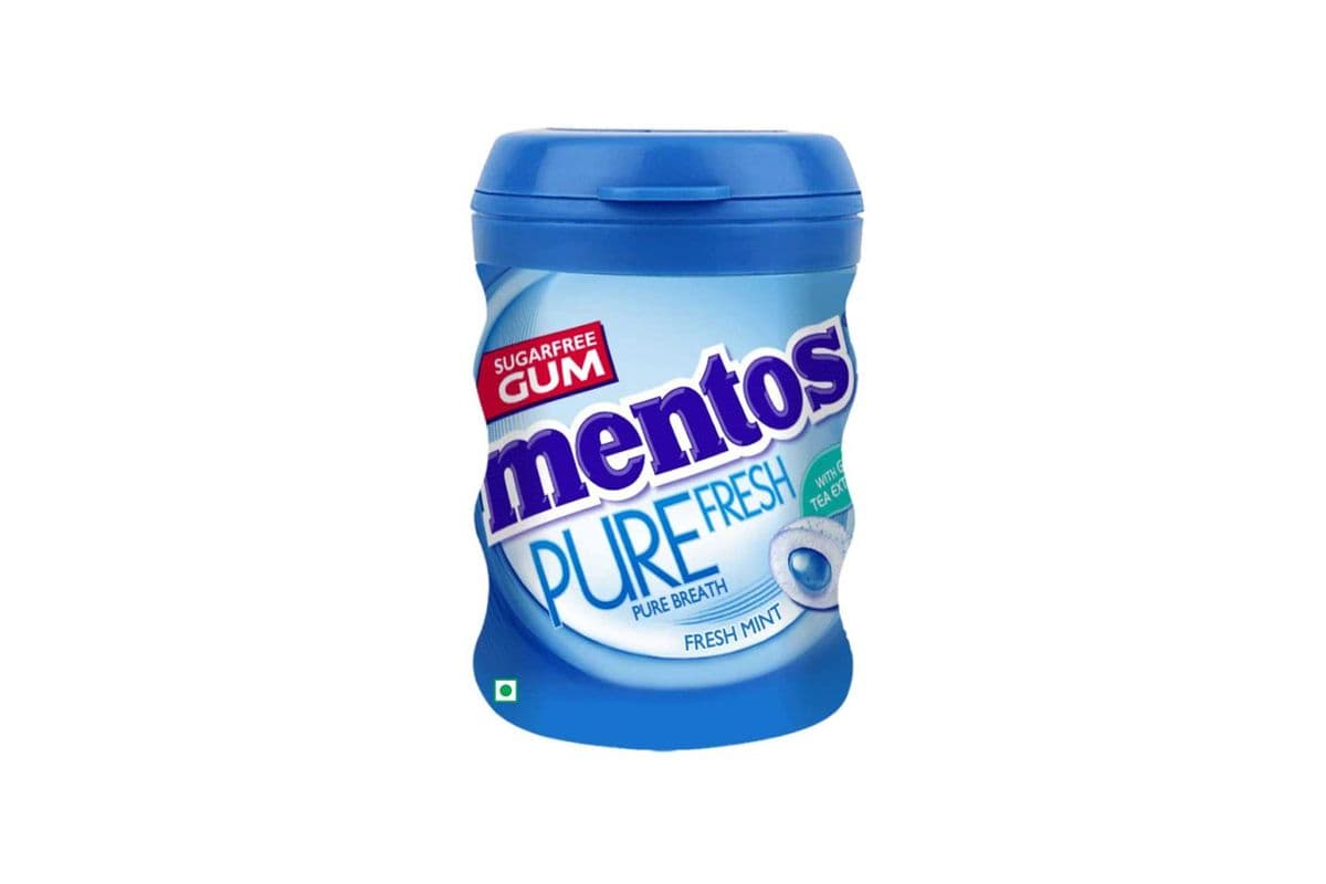 Mentos Gum Fresh Mint Btl 32Pcs