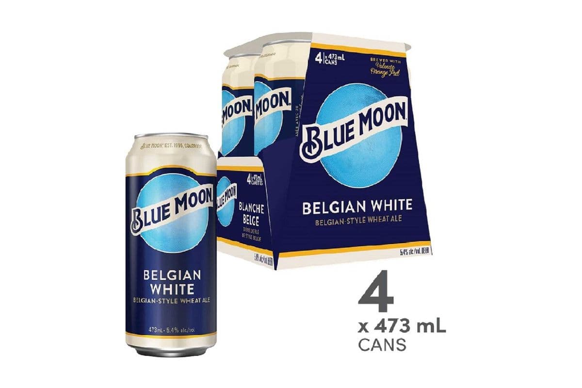 Blue Moon (4 Pack Cans) (4 x 473 ml)