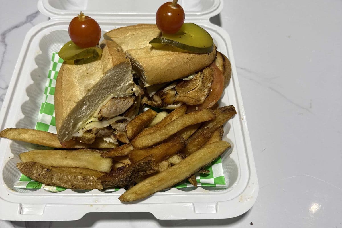 Cajun Blackened Chicken and Fries