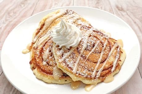 Cinnamon Swirl Pancakes