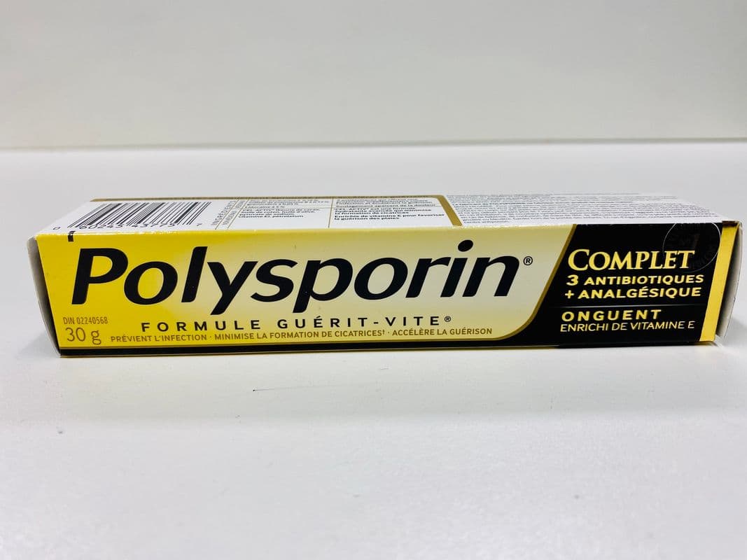 Polysporin Complet-Three Antibiotics with Pain Relief Cream (30 gm)