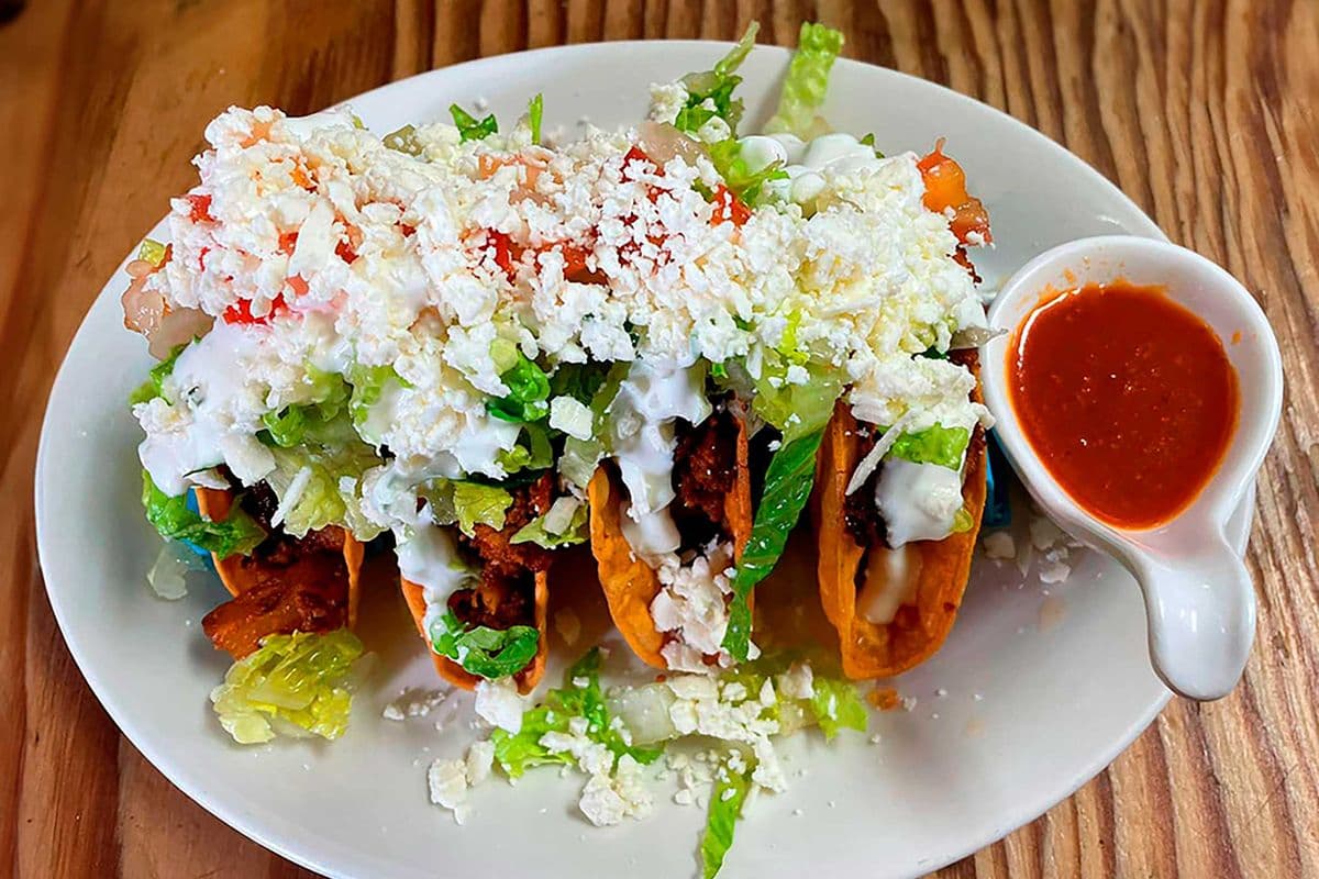 * 4 Crispy Tacos