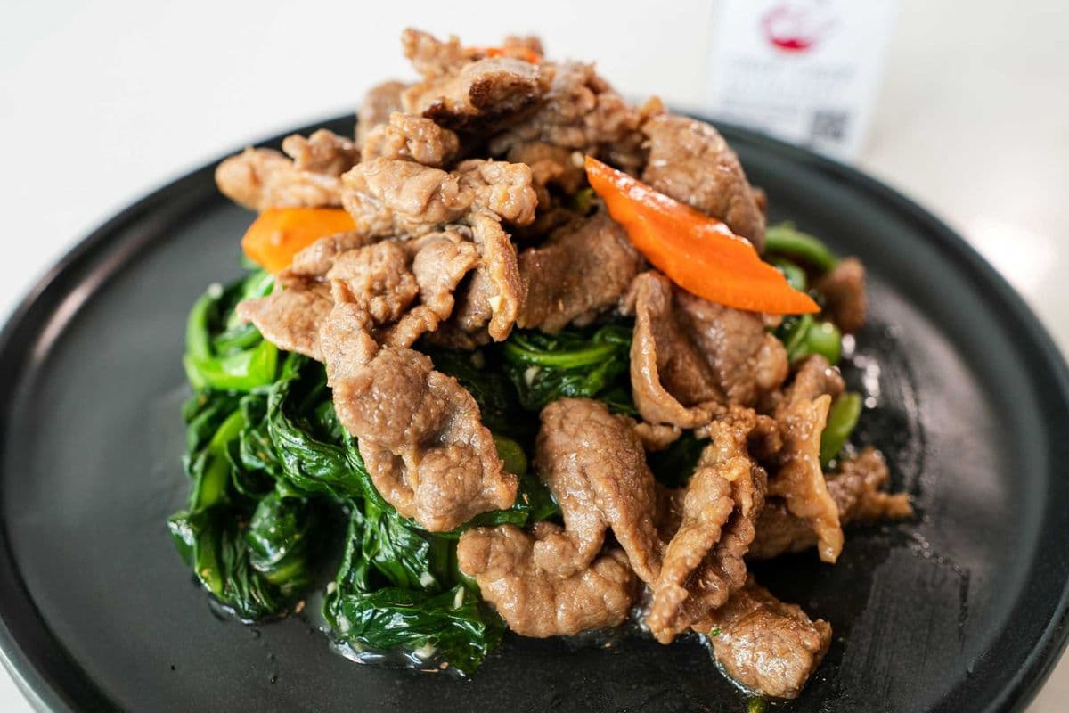 Beef with Gai Lan