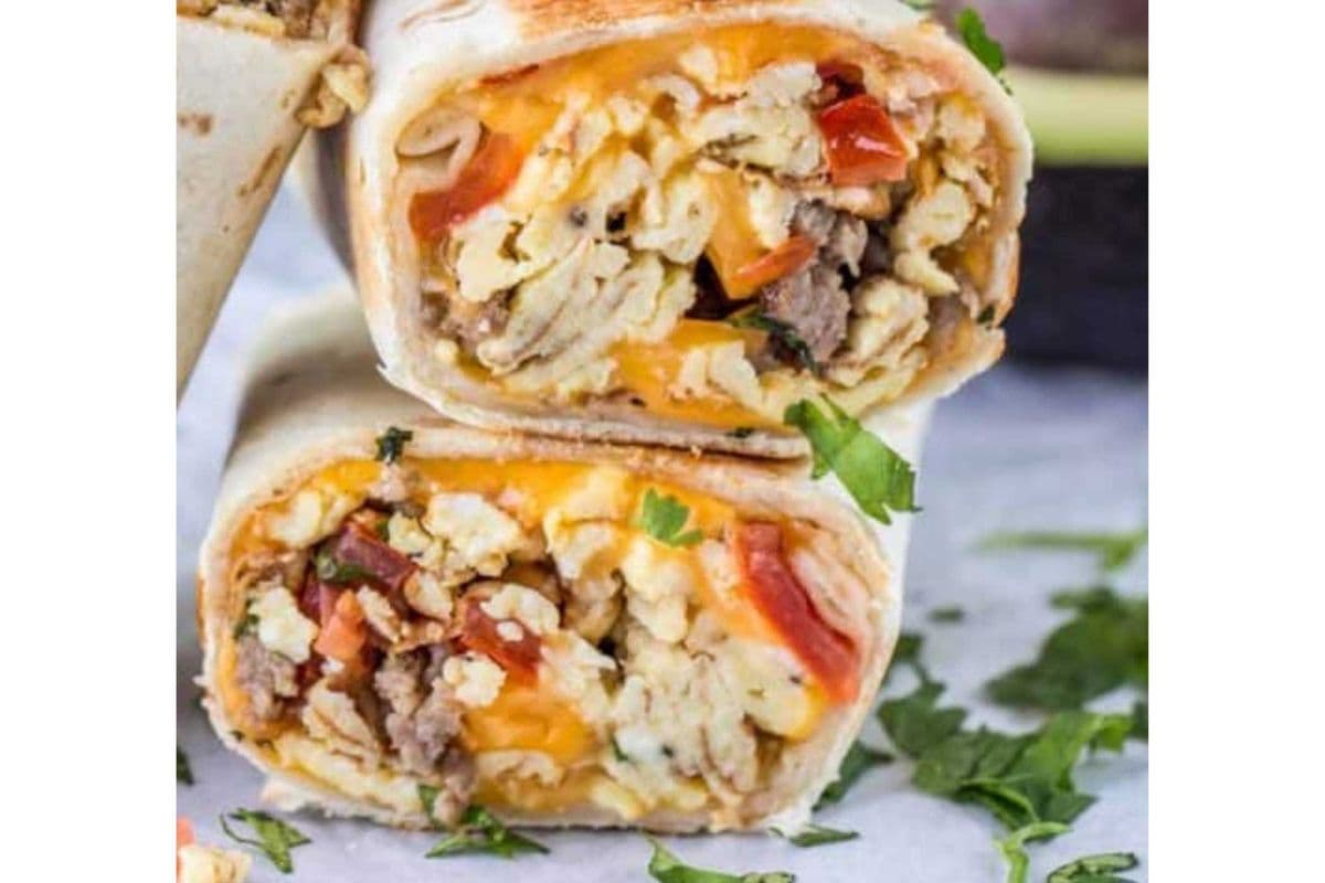 Mixed Chicken and Beef Burrito (12" Tortilla)