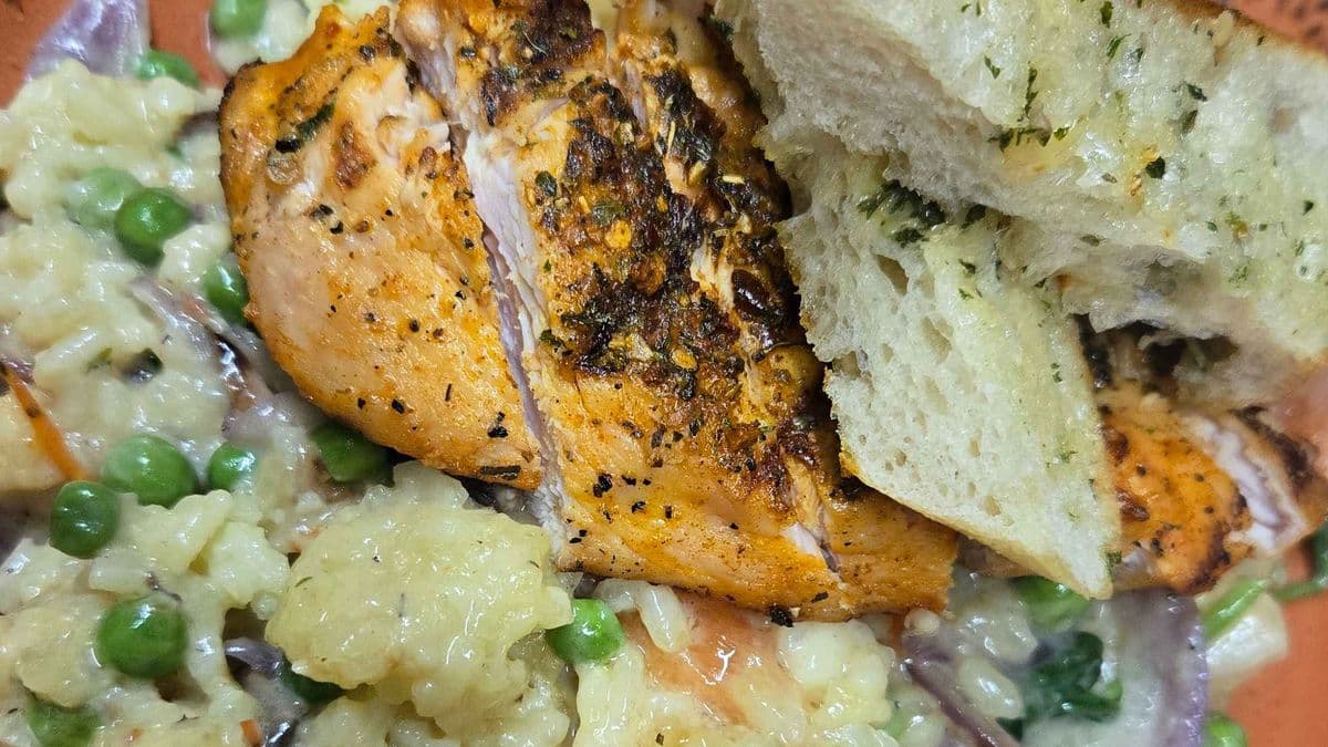 Bayou Chicken Risotto