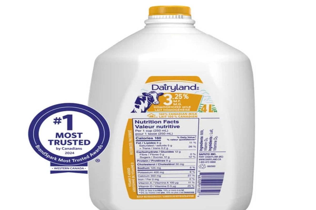 Dairyland Milk 3.25% 4L