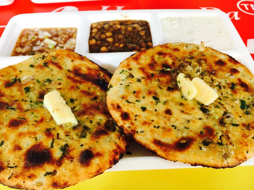 Amritsari Kulcha with Chana