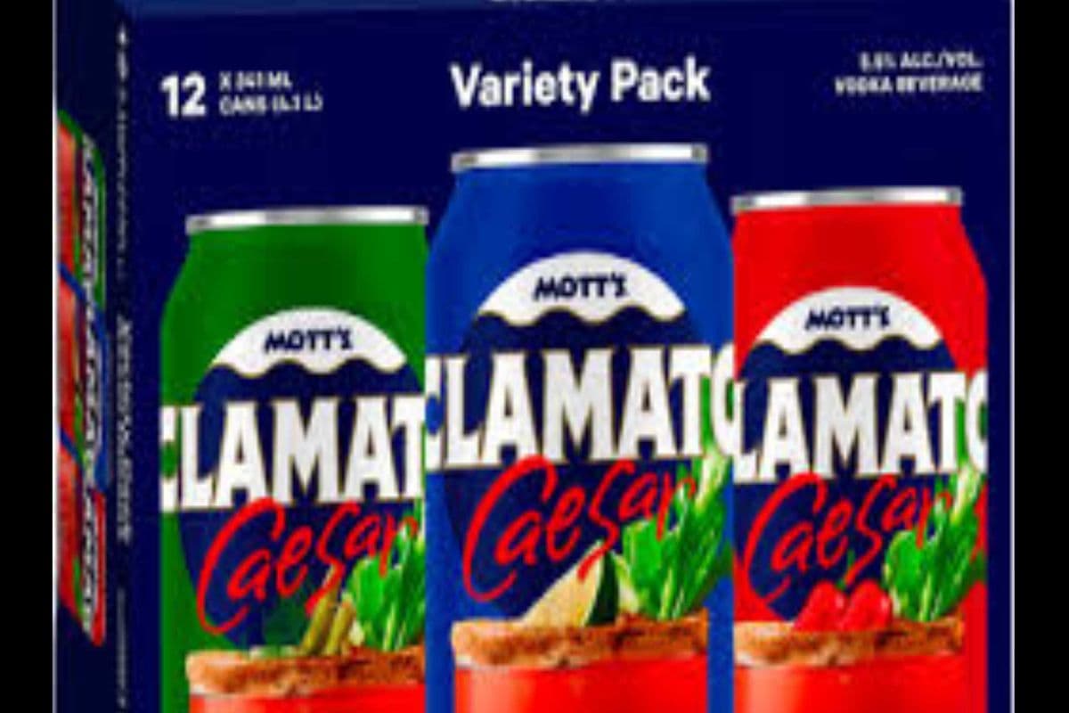 MOTTS CLAMATO CAESAR VARIETY PACK 12*341ML (1 x 341ML)