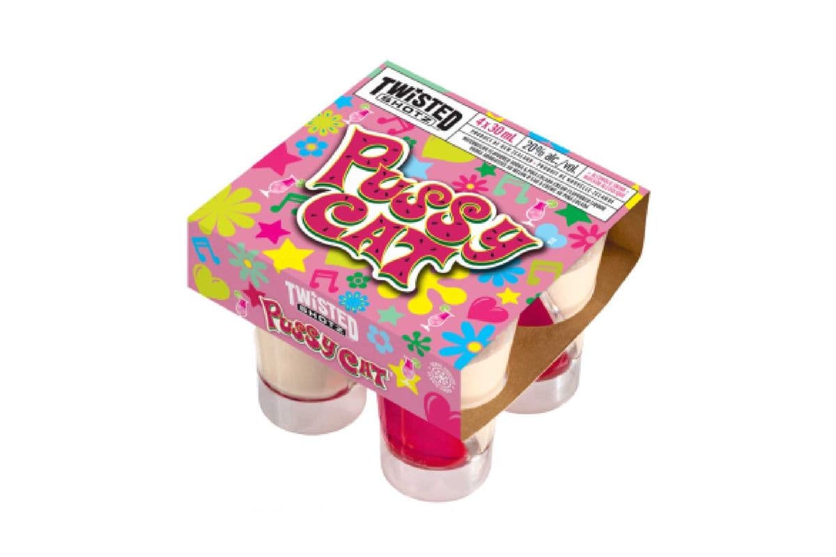 Twisted Shots Pussy Cat shots (4 x 30ml )
