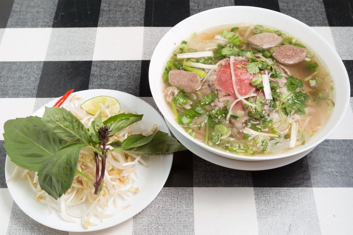 6. Beef Flank and Beef Ball Noodle Soup - Pho Nam, Bo Vien