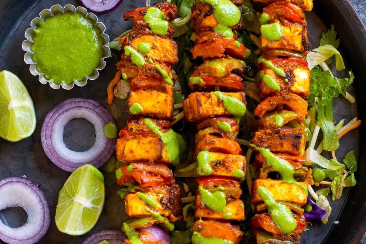 Tandoori Paneer Tikka (15 pieces of paneer )