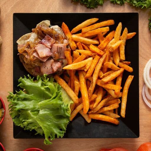 The Rhinelander Burger Combo / The Rhinelander burger combo